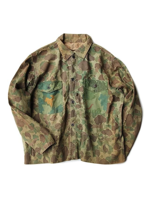 WW2 USMC DUCK HUNTER ×MICHEL CAMO HBT COVERALL JACKET