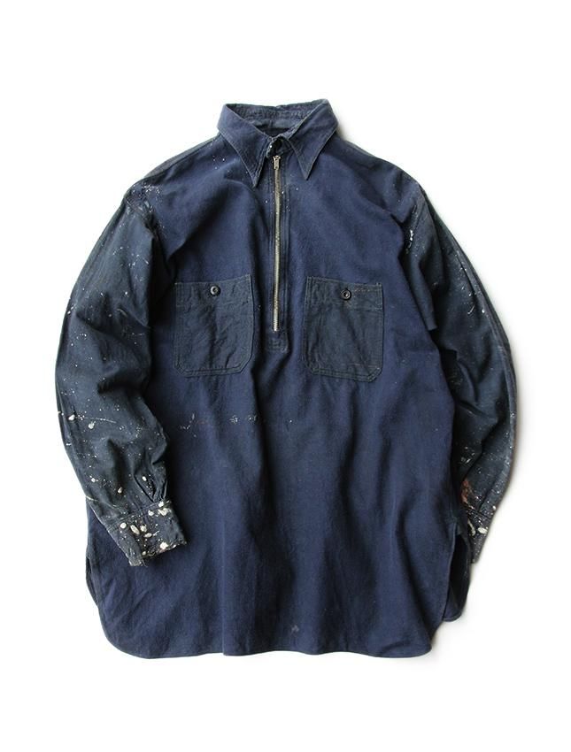 1930s MONTGOMERY WARD PULLOVER FLANNEL SHIRT - MATIN, VINTAGE