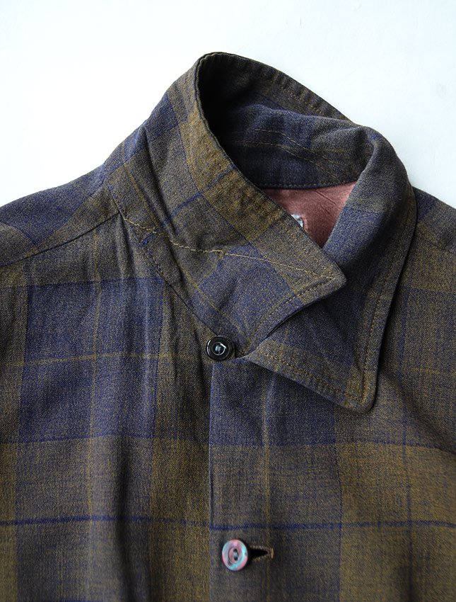 50s DUKE OF HOLLYWOOD RYON SHIRT 15 1/2 - MATIN, VINTAGE