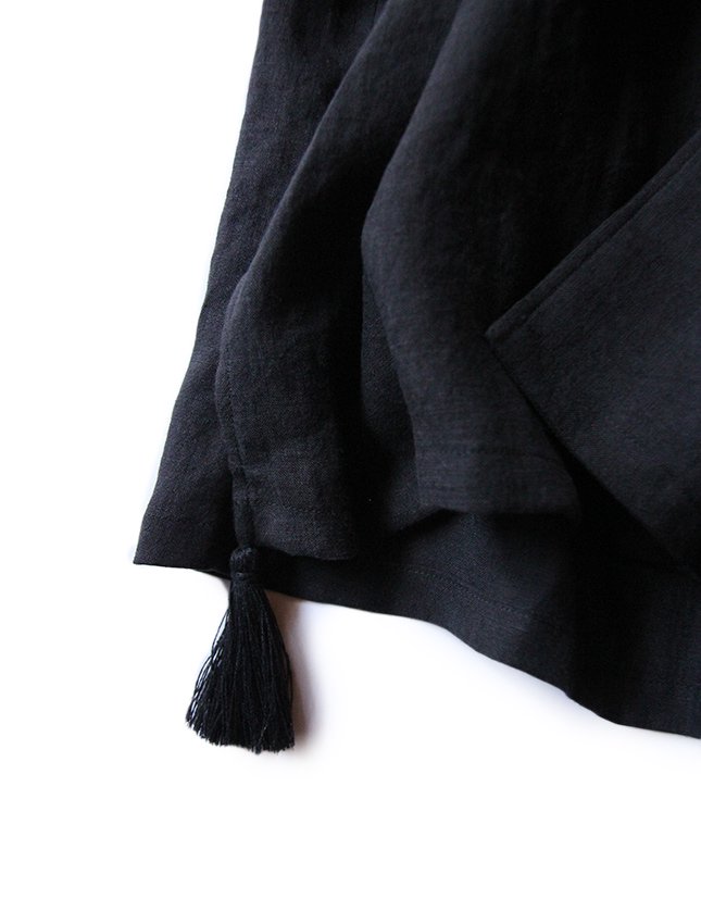 Tabrik FRINGE TASSEL ROBE COAT BLACK - MATIN, VINTAGE OUTFITTERS ビンテージ古着 富山