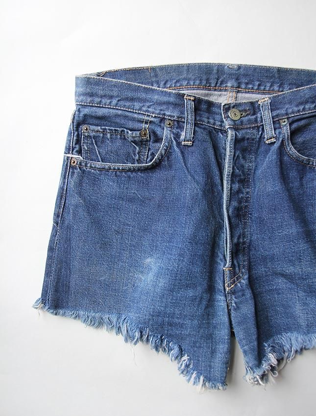 LEVIS 501 66 前期 DENIM CUTOFF SHORTS - MATIN, VINTAGE
