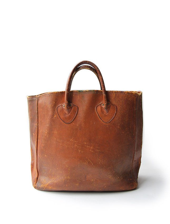 60s OLD L.L.BEAN LEATHER TOTE BAG - MATIN, VINTAGE 