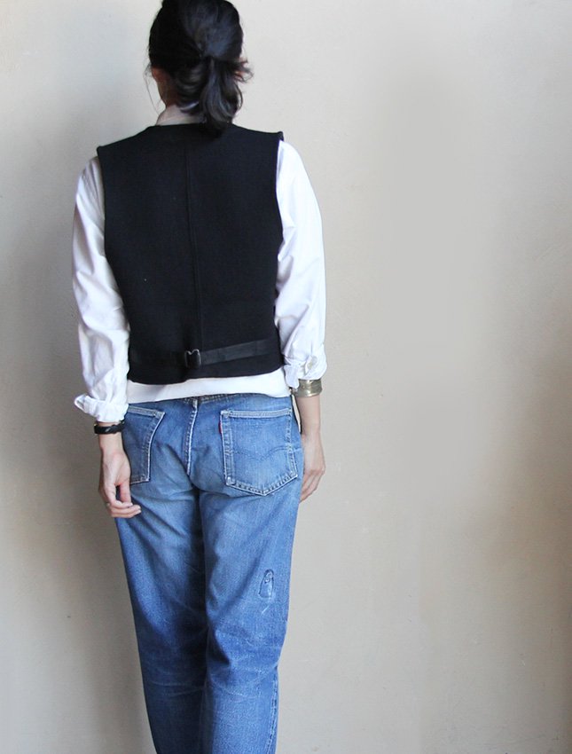 セール20%オフ】 NEW BROWNS BEACH 524-L LOW NECK SHORT VEST - MATIN