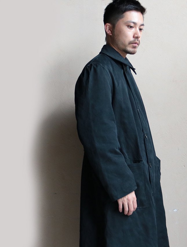 40s WEATHER SEALED MOLESKIN WORK COAT - MATIN, VINTAGE OUTFITTERS ビンテージ