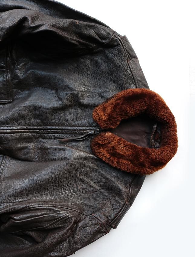 50s US NAVY G-1 FRIGHT JACKET ABOUT SIZE 40 - MATIN, VINTAGE 50s US NAVY G-1 FRIGHT JACKET ABOUT SIZE 40 - MATIN, VINTAGE
