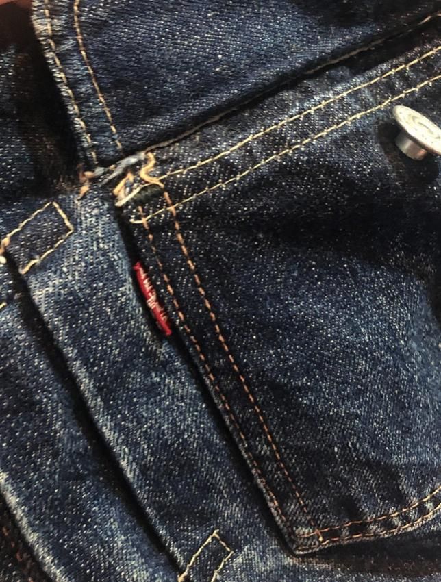 50s LEVIS 507XX EARLY MODEL ABOUT SIZE 42 - MATIN, VINTAGE 50s LEVIS 507XX EARLY MODEL ABOUT SIZE 42 - MATIN, VINTAGE