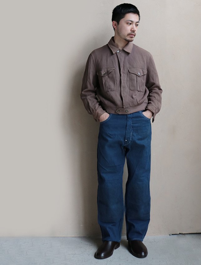 60s BILLY THE KID DENIM WORK TROUSER - MATIN, VINTAGE OUTFITTERS