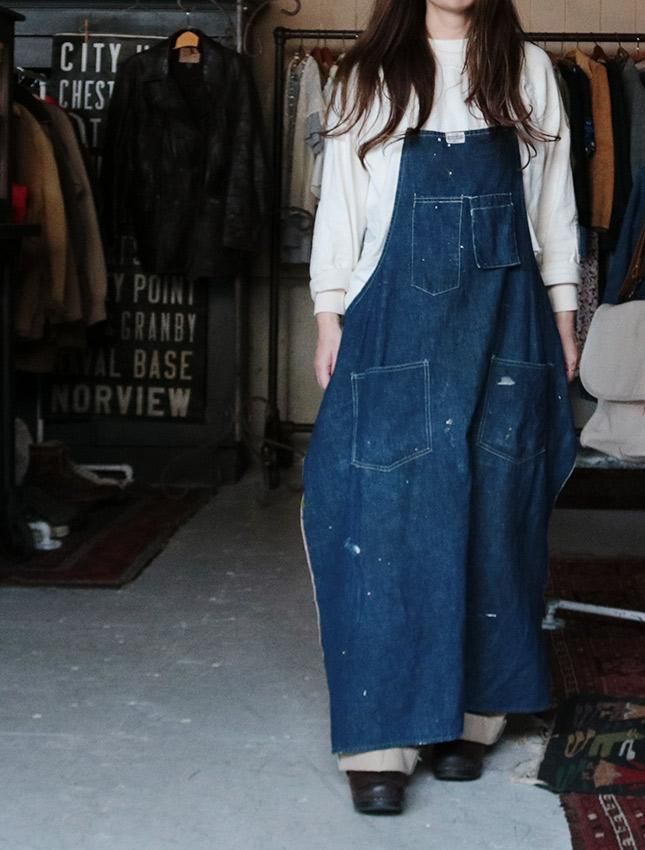 50s HERCULES DENIM APRON - MATIN, VINTAGE OUTFITTERS ビンテージ 