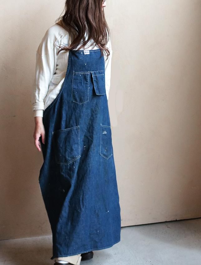 50s HERCULES DENIM APRON - MATIN, VINTAGE OUTFITTERS ビンテージ 