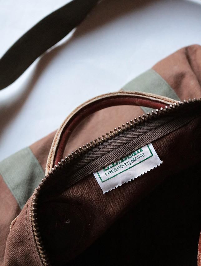 70s L.L.BEAN 2 WAY BOSTON BAG SMALL TYPE - MATIN, VINTAGE