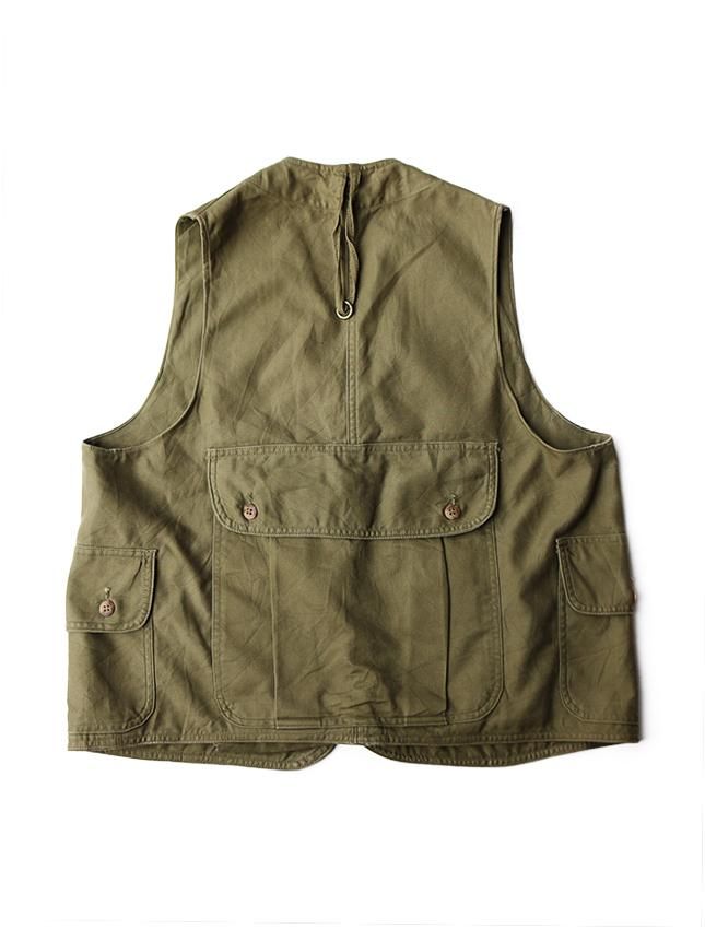 50s AMERICAN FIELD HALF MOON POKET HUNTING VEST - MATIN, VINTAGE 