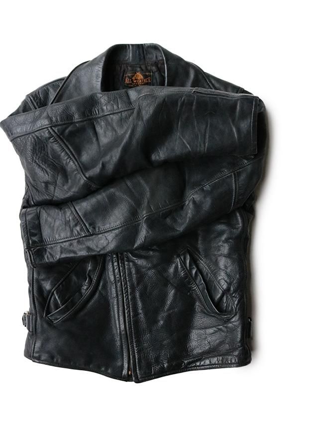 40s ALL WEATHER GARMENT HORSEHIDE AVIATOR TYPE LEATHER