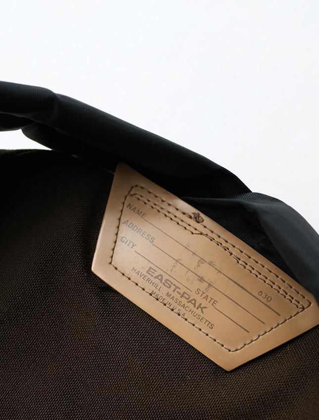 70s EAST-PAK LEATHER BOTTOM BACKPAK - MATIN, VINTAGE