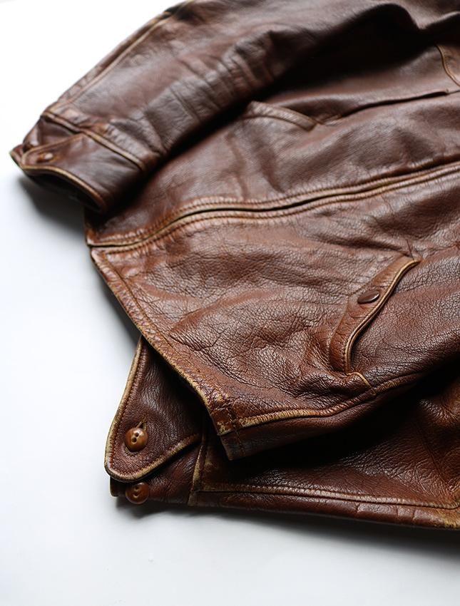 30s UNKNOWN GOAT SKIN LEATHER SPORTS JACKET SIZE 36 - MATIN 30s UNKNOWN GOAT SKIN LEATHER SPORTS JACKET SIZE 36 - MATIN