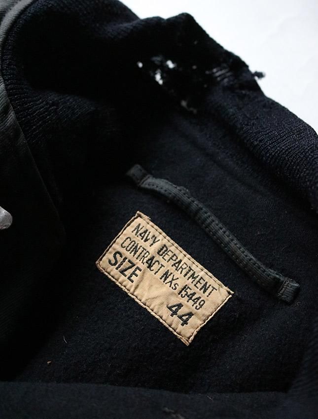 WW2 US NAVY DECK JACKET HOOK TYPE SIZE 44 - MATIN, VINTAGE