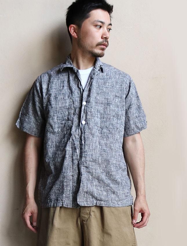 50s CUZZENS NEP COTTON AND SILK BOX SHIRT SIZE M - MATIN
