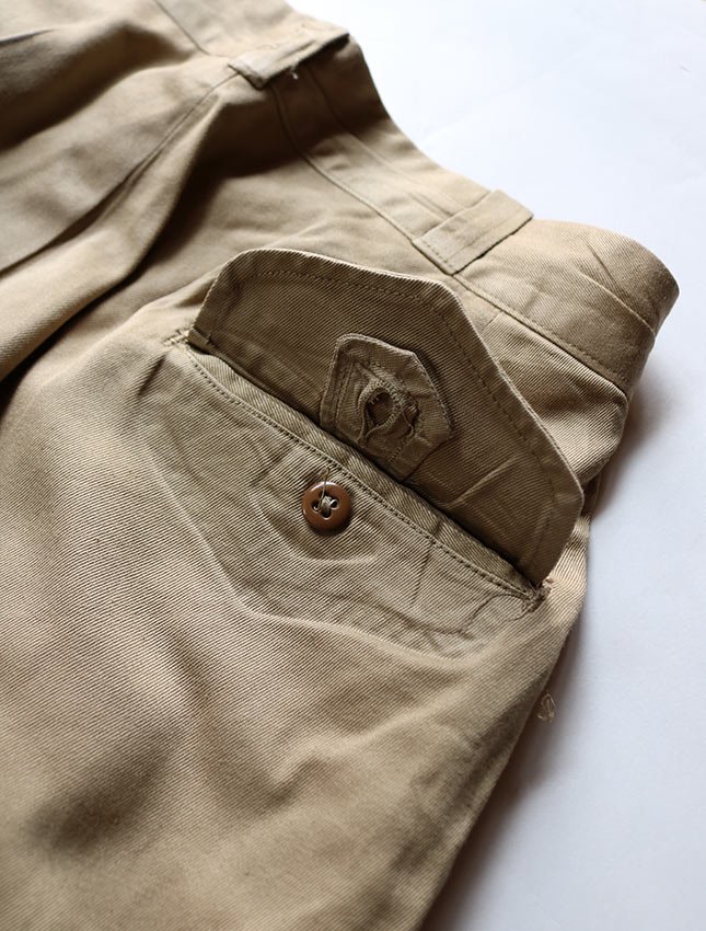 NOS 50s US ARMY CHINO SHORTS W30 - MATIN, VINTAGE OUTFITTERS