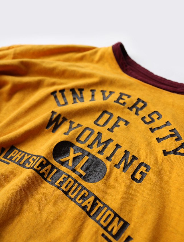 70s CHAMPION REVERSIBLE T-SHIRT U OF WYOMING SIZE XL - MATIN