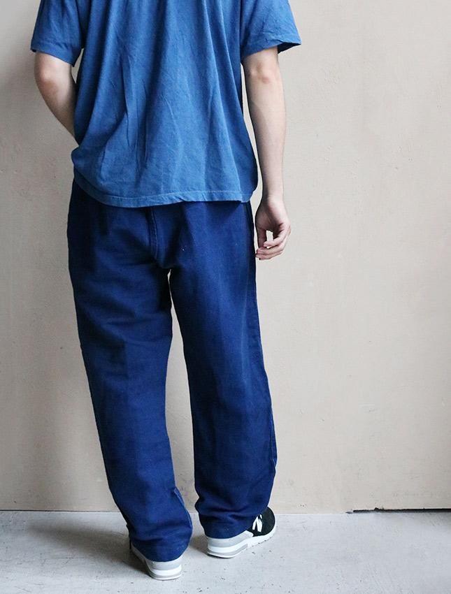 最安挑戦！ パンツ 1920s FRENCH INDIGO LINEN WORK TROUSER パンツ ...