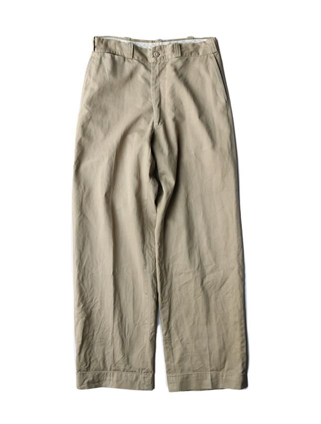 50s GALEY & LORD WORK CHINO TROUSER SIZE W31 - MATIN