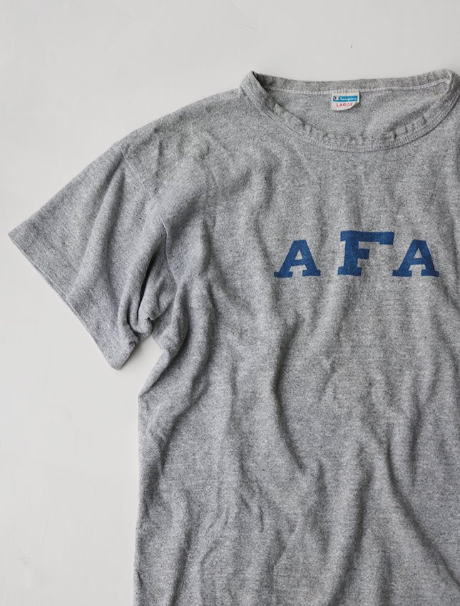 70s CHAMPION A.F.A INK PRINT T-SHIRT MINT COND SIZE L - MATIN