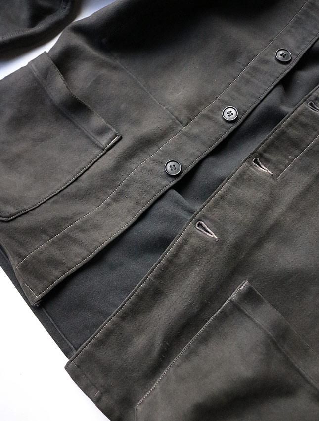 40s TIENLKOU FRENCH MOLESKIN WORK JACKET SIZE L - MATIN