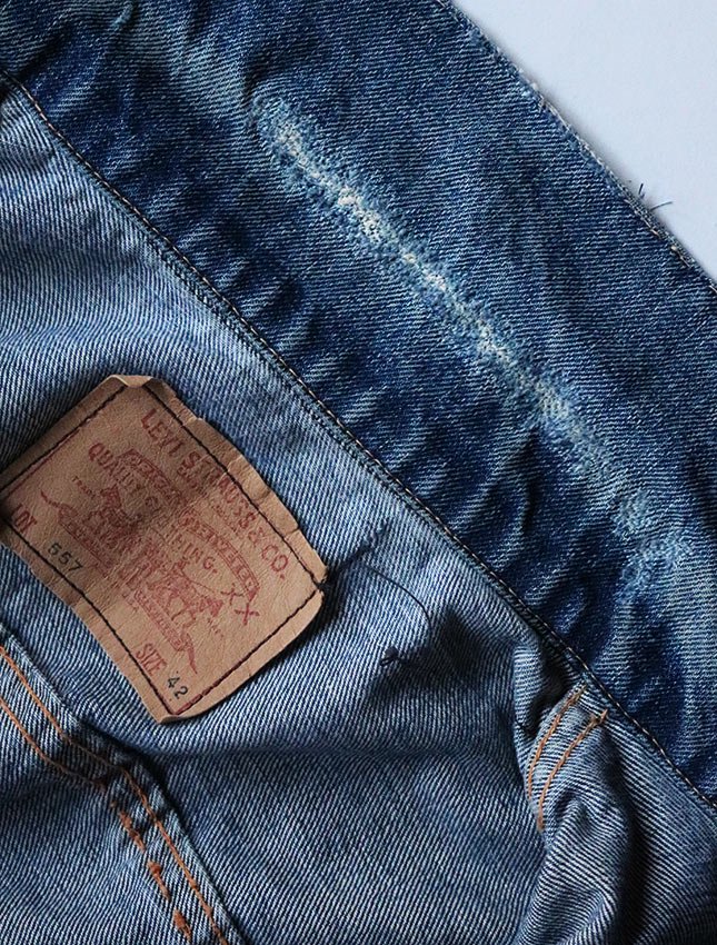 60s LEVIS 557 XX SIZE 42 - MATIN, VINTAGE OUTFITTERS ビンテージ