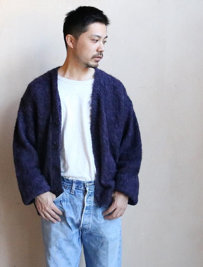 STRANGE TRIP(ストレンジトリップ)〜MIX MOHAIR CARDIGAN Black