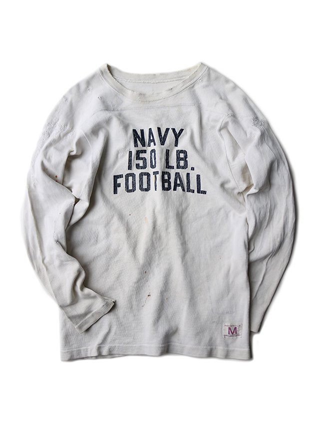 60s CHAMPION NAVY FOOTBALL TEAM FOOT BALL JERSEY - MATIN, VINTAGE