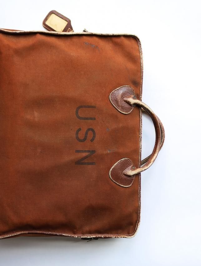 WW2 US NAVY OFFICER BAG MADE BY L.L.BEAN - MATIN, VINTAGE