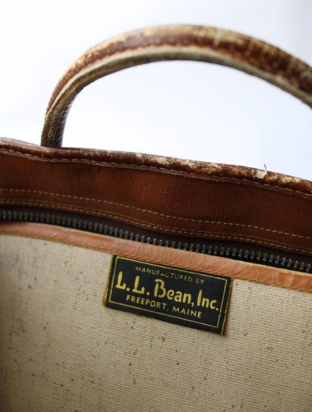 WW2 US NAVY OFFICER BAG MADE BY L.L.BEAN - MATIN, VINTAGE
