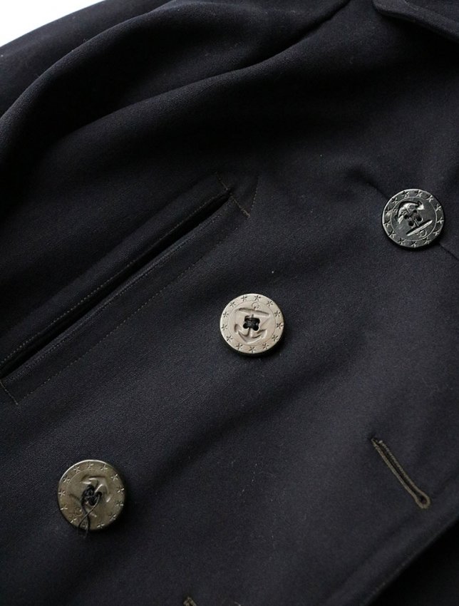 LATE WW1 1920s US NAVY 13STAR P COAT SIZE M - MATIN, VINTAGE OUTFITTERS  ビンテージ古着 富山
