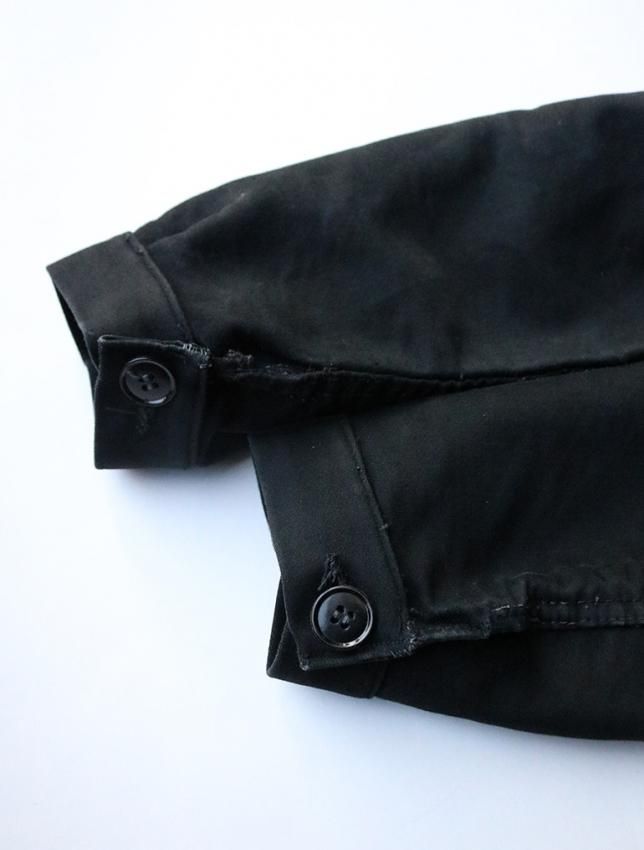 40s LE MONT ST MICHEL BLACK MOLESKIN JACKET SIZE 48 M 40s LE MONT ST MICHEL BLACK MOLESKIN JACKET SIZE 48 M