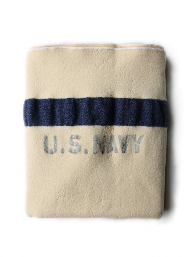 WW2 US NAVY WOOL BLANKET - MATIN, VINTAGE OUTFITTERS ビンテージ古着 富山