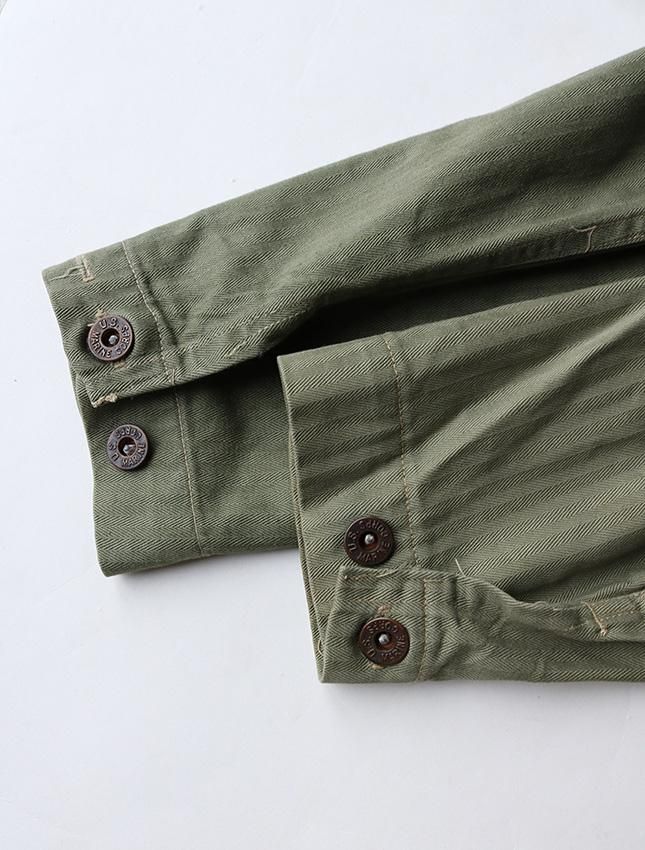WW2 USMC P-41 HBT WORK JACKET NEAR DEAD STOCK SIZE 36