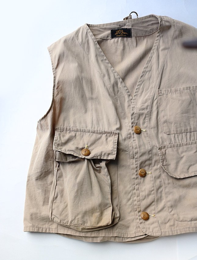 50s L.L.BEAN HUNTING VEST - MATIN, VINTAGE OUTFITTERS ビンテージ ...