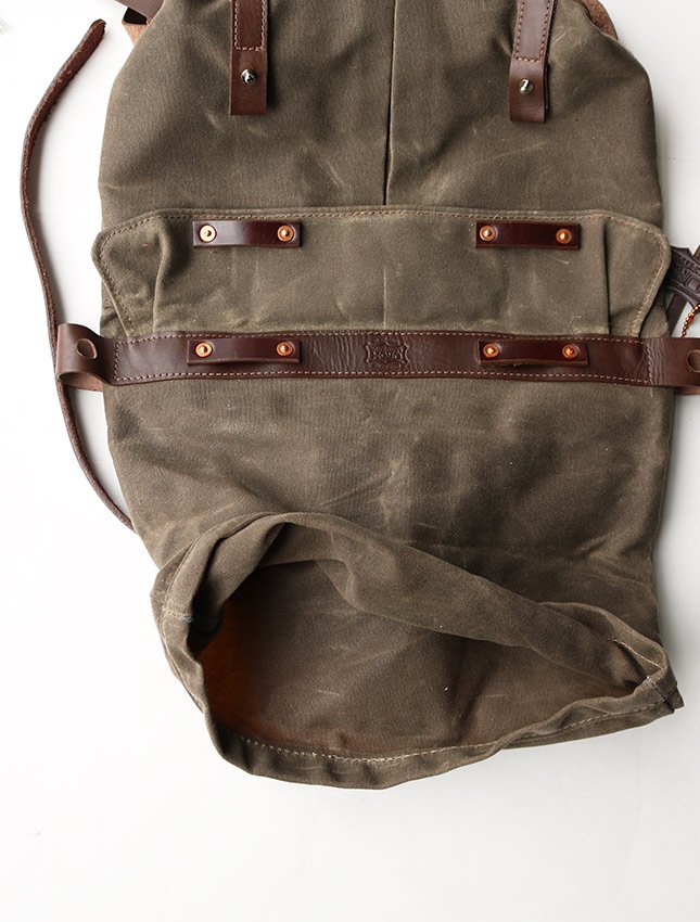 Orox Leather Co. PARVA RUCKSACK BROWN - MATIN, VINTAGE OUTFITTERS ビンテージ古着 富山