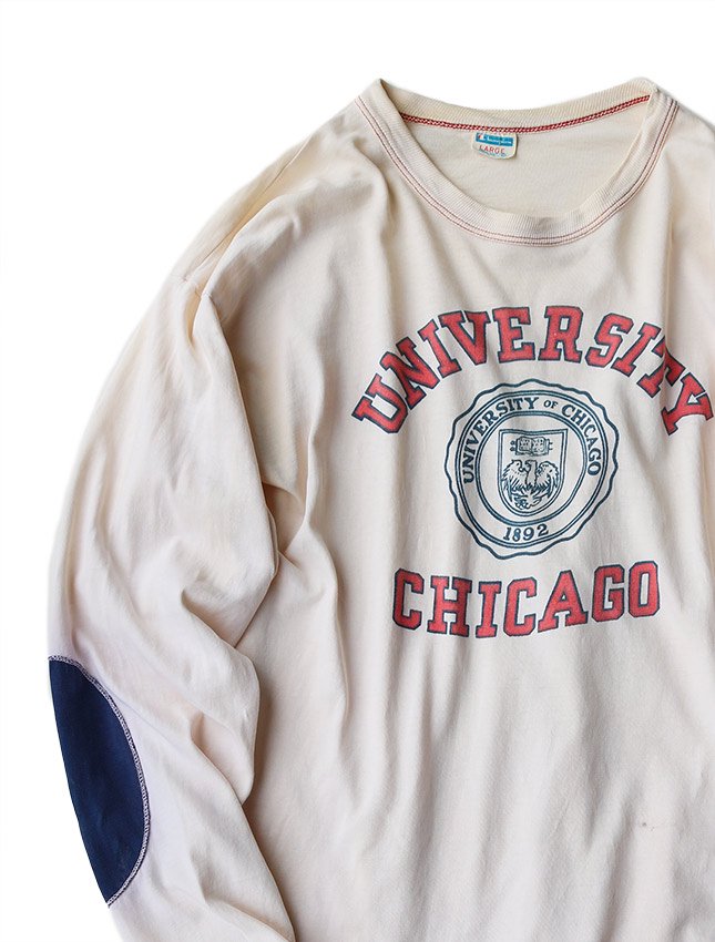 70s CHAMPION FOOTBALL T-SHIRT UNIV OF CHICAGO SIZE L - MATIN ...