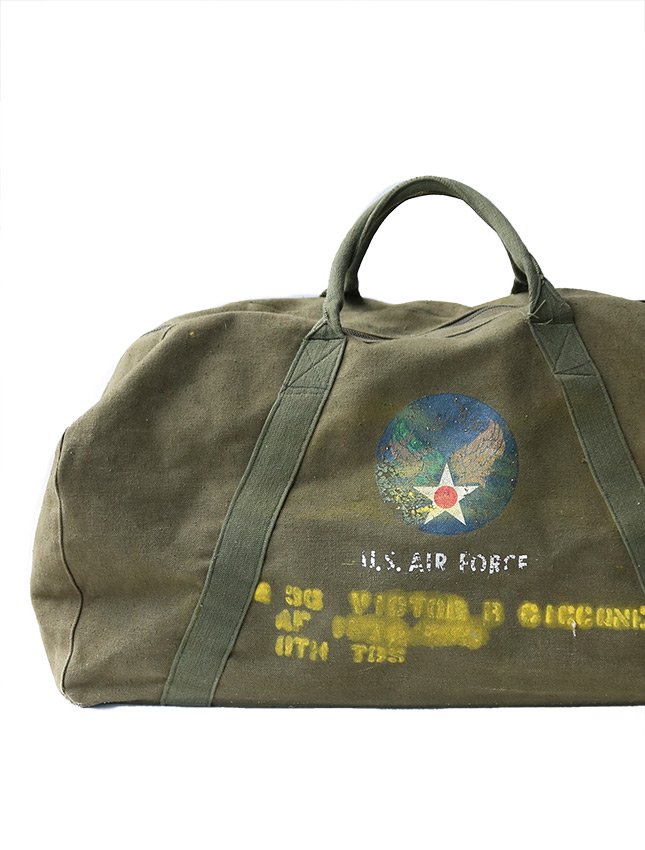 50s US AIR FORCE SPORTING CANVAS BAG MINT COND - MATIN, VINTAGE 