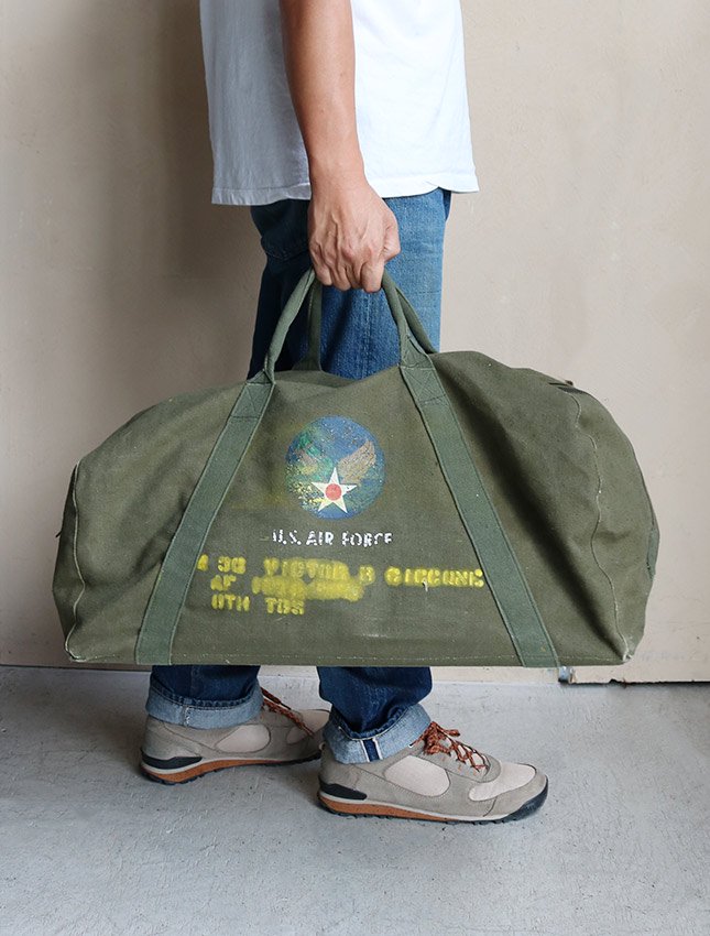 50s US AIR FORCE SPORTING CANVAS BAG MINT COND - MATIN, VINTAGE