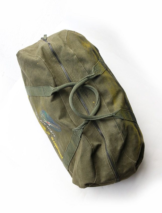 50s US AIR FORCE SPORTING CANVAS BAG MINT COND - MATIN, VINTAGE 