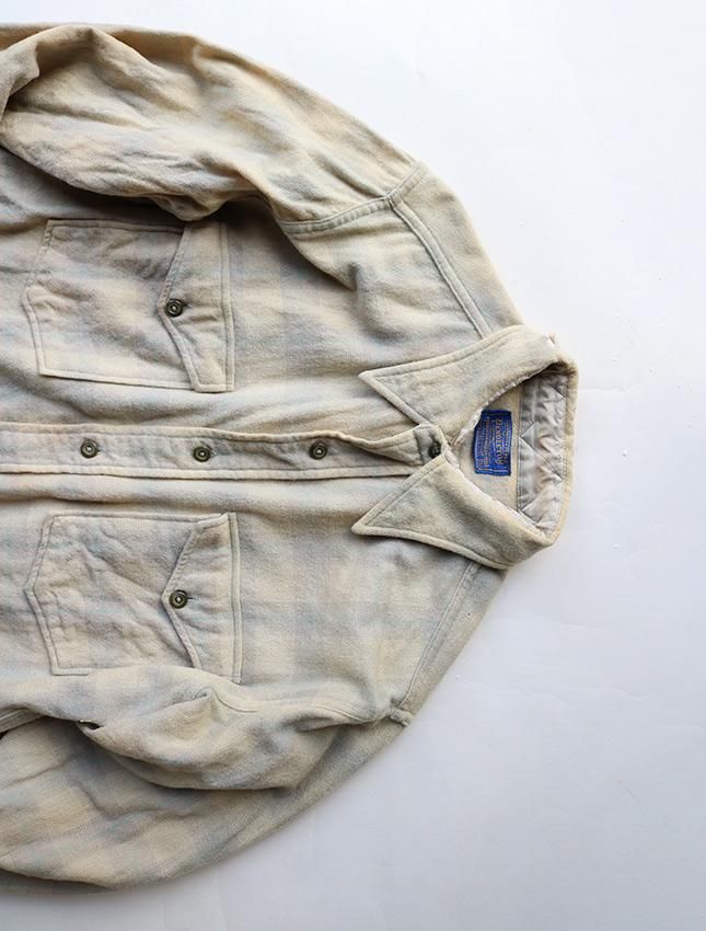 50s PENDLETON WOOL SHIRT SIZE 15 1/2 - MATIN, VINTAGE
