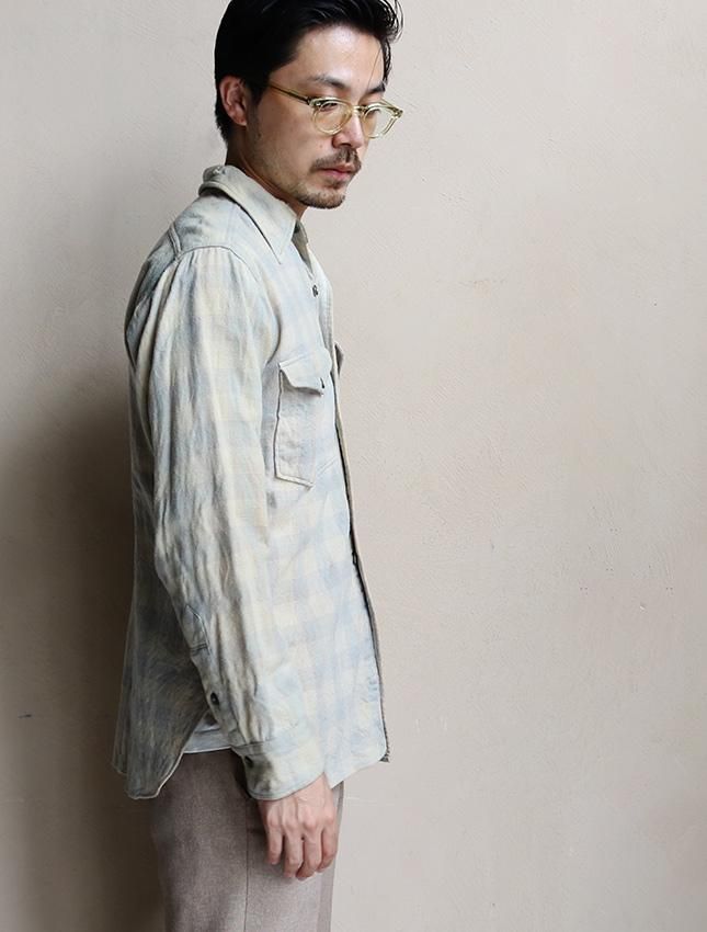 50s PENDLETON WOOL SHIRT SIZE 15 1/2 - MATIN, VINTAGE 50s PENDLETON WOOL SHIRT SIZE 15 1/2 - MATIN, VINTAGE