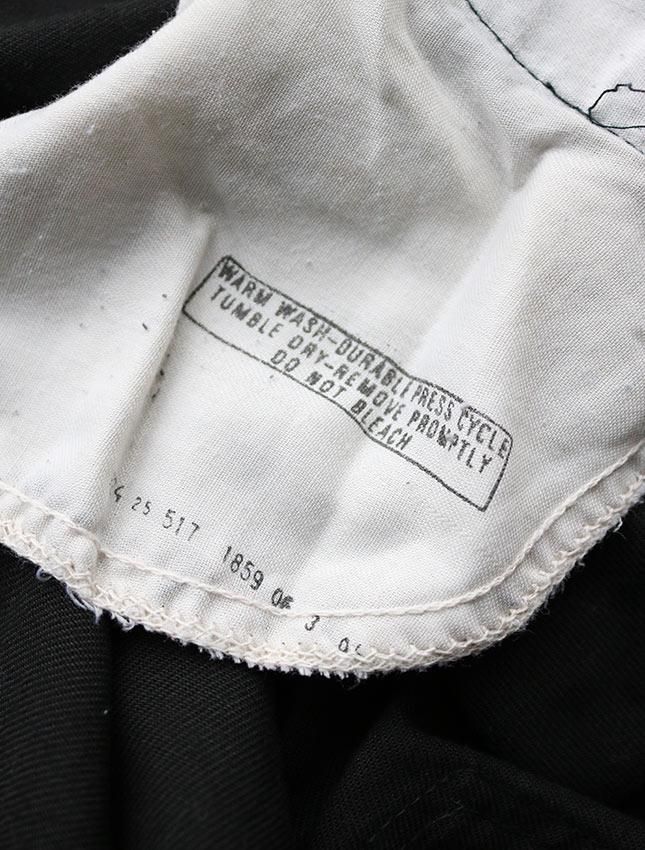 70s LEVIS STA-PREST BLACK TWILL PANTS BIG E W35 - MATIN