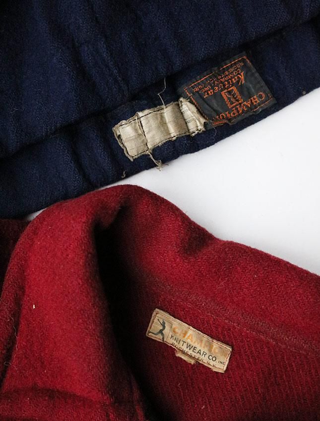 30s CHAMPION HALF ZIP WOOL SWEAT SHIRTS SET UP - MATIN 30s CHAMPION HALF ZIP WOOL SWEAT SHIRTS SET UP - MATIN
