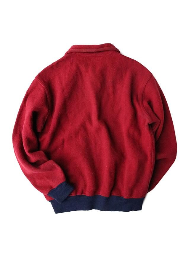 30s CHAMPION HALF ZIP WOOL SWEAT SHIRTS SET UP - MATIN