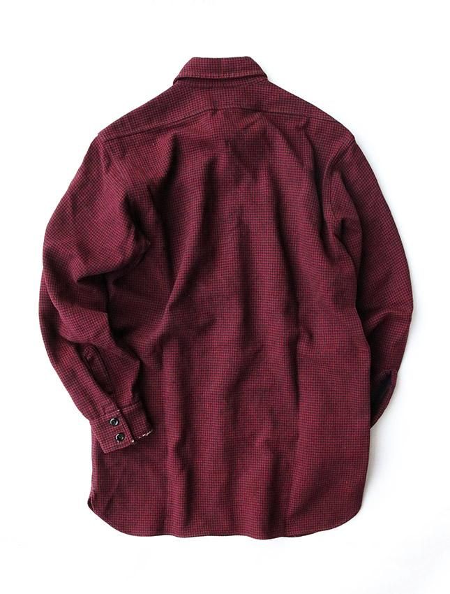 1930s HIRSCH WEIS WOOL SHIRT SIZE ML - MATIN, VINTAGE