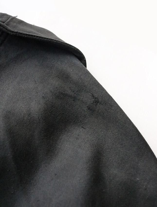 40s DUBURE & DEVERCHERE FRENCH BLACK MOLESKIN JACKET SIZE ML 40s DUBURE & DEVERCHERE FRENCH BLACK MOLESKIN JACKET SIZE ML