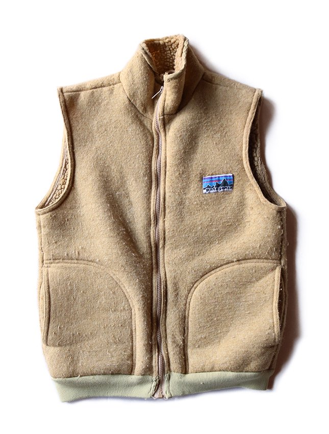 70s PATAGONIA PILE VEST SIZE M - MATIN, VINTAGE OUTFITTERS 