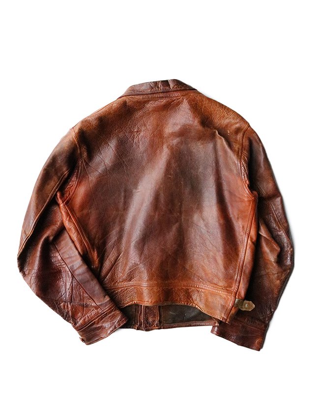 ~30s UNKNOWN LEATHER COSSACK JACKET SIZE FITS LIKE 38